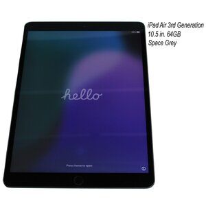 Apple iPad Air (3rd Generation) 64GB, Wi-Fi, 10.5in Space Gray